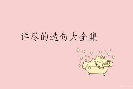 详尽的造句大全集
